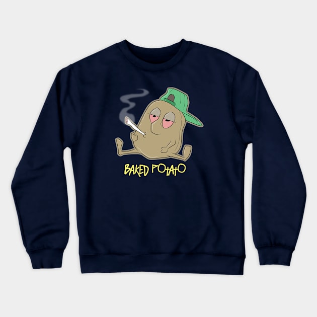 baked potato Crewneck Sweatshirt by bobgoodallart